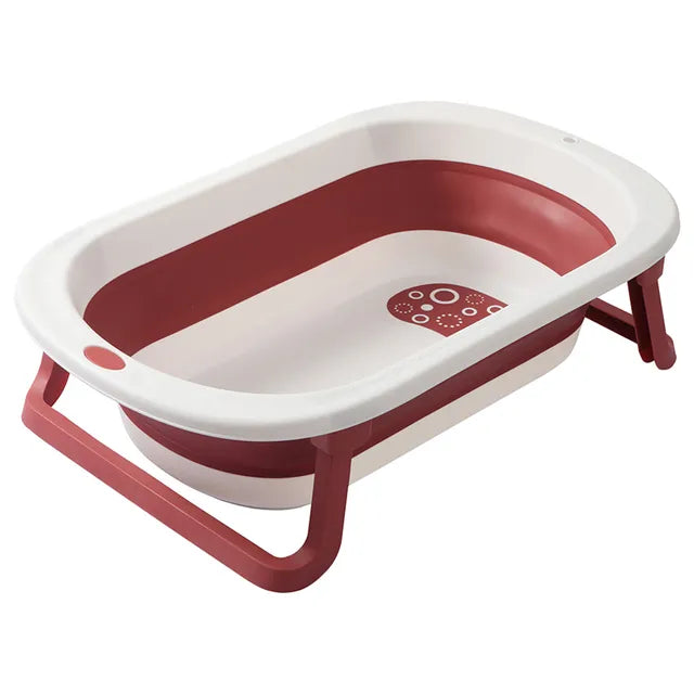 Little Angel Baby Bathtub Bath Booster Maroon
