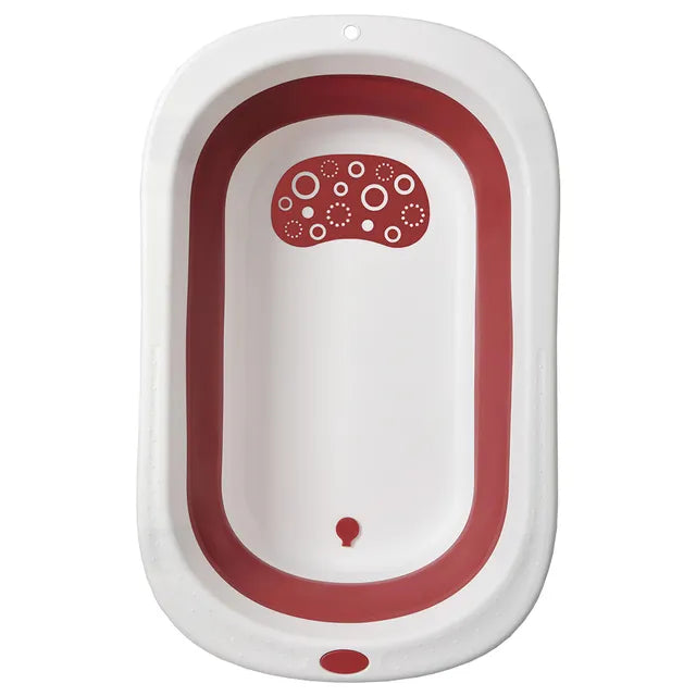 Little Angel Baby Bathtub Bath Booster Maroon