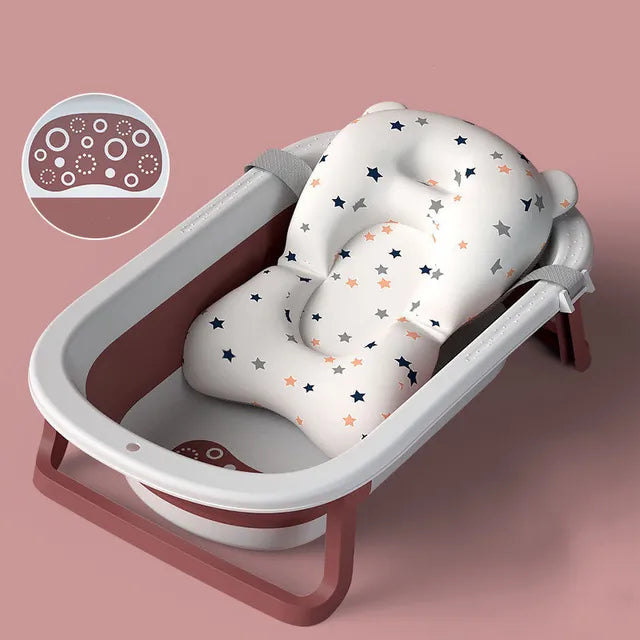 Little Angel Baby Bathtub Bath Booster Maroon
