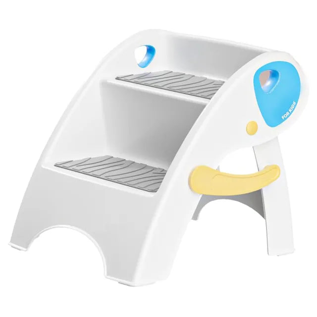 Little Angel Baby Foldable Step Stool Blue