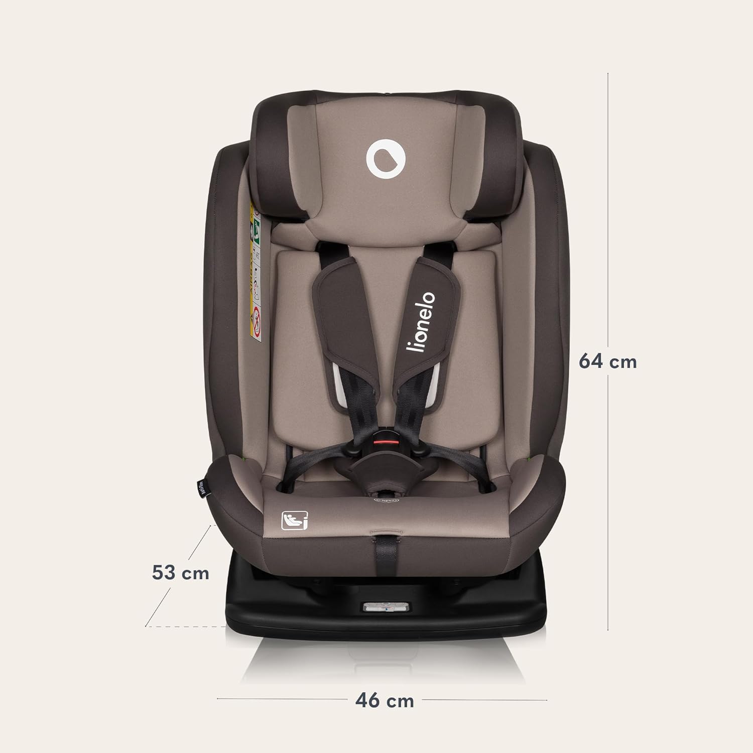 مقعد سيارة للأطفال من ليونيلو AART i-Size للأطفال من وزن 0 إلى 36 كجم