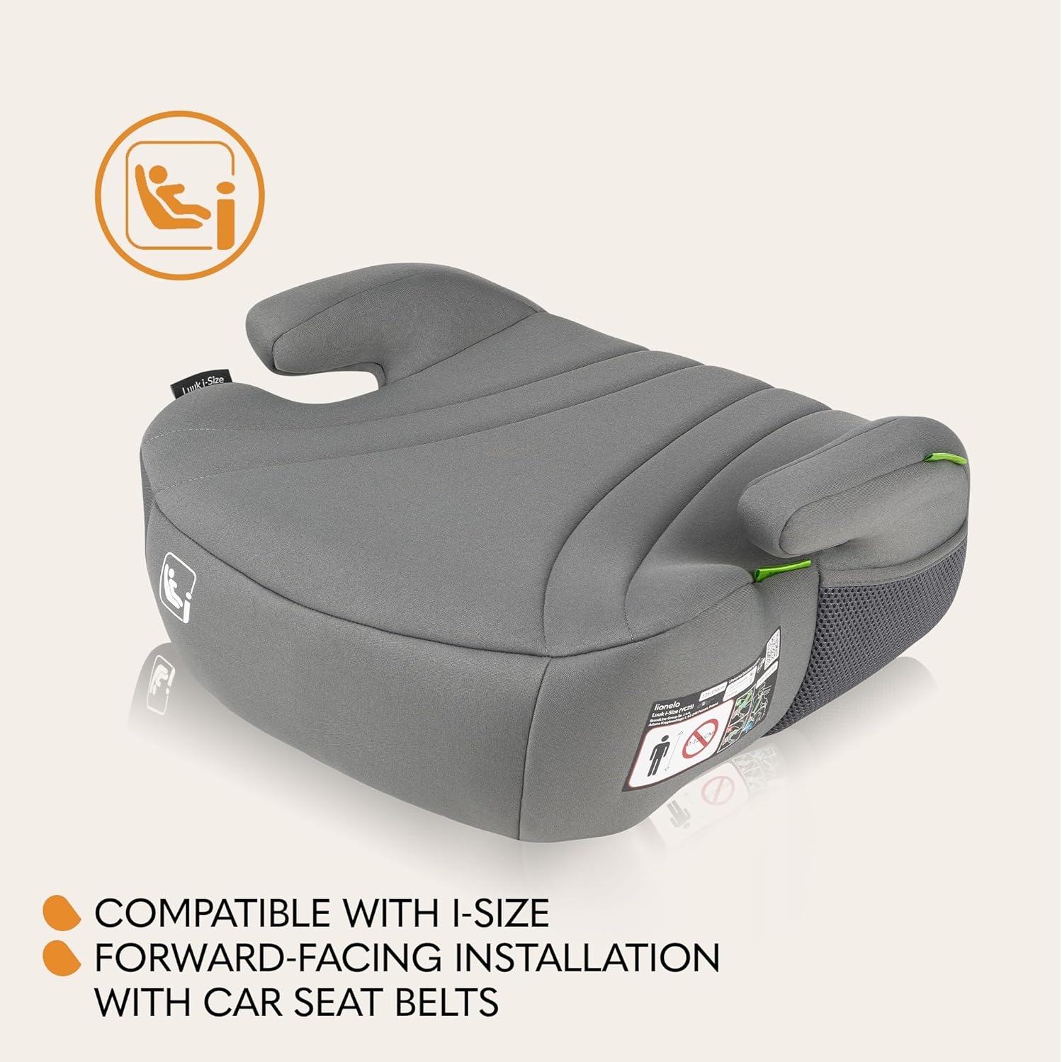 مقعد سيارة داعم للأطفال من ليونيلو، مقاس لوك 1، مناسب للأطفال من 22 إلى 36 كجم