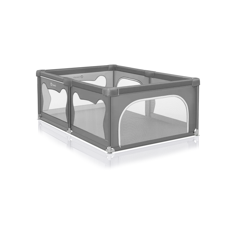 Lionelo Willow Grey Concrete Playpen