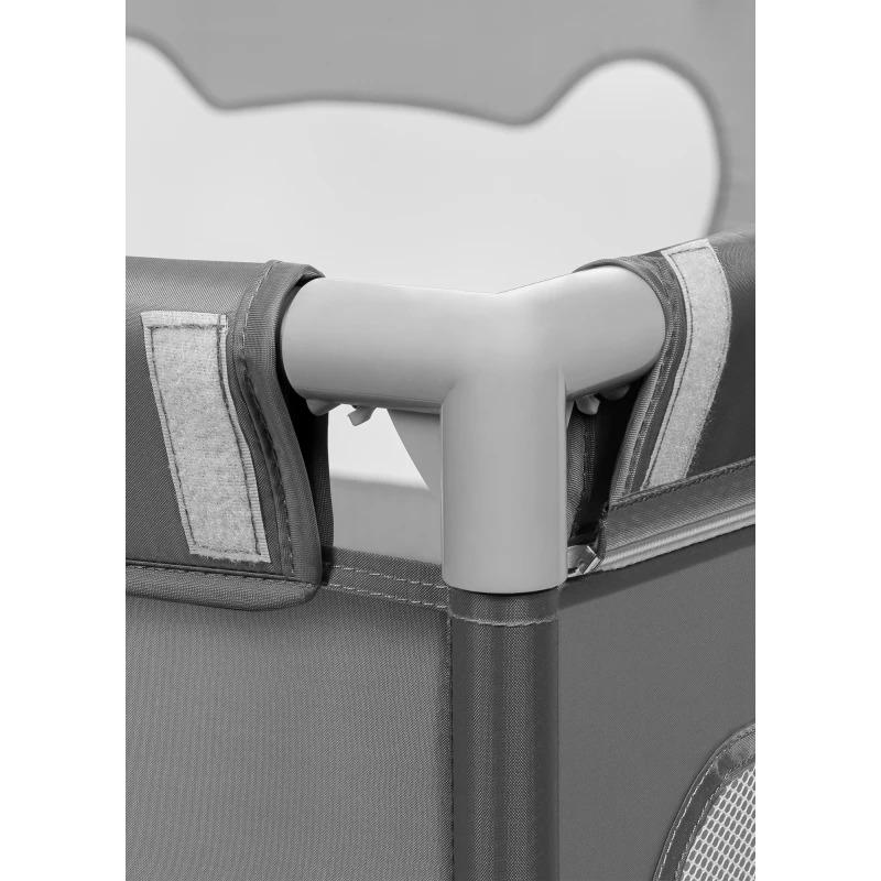 Lionelo Willow Grey Concrete Playpen