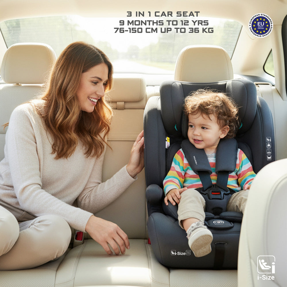 Neobreez i Bostoni 3 In 1 Toddler i Size Car Seat Grey