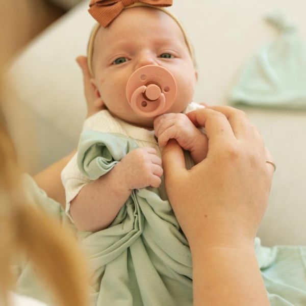 Little Unicorn Stretch Knit Swaddle 2 Pack Frost Green