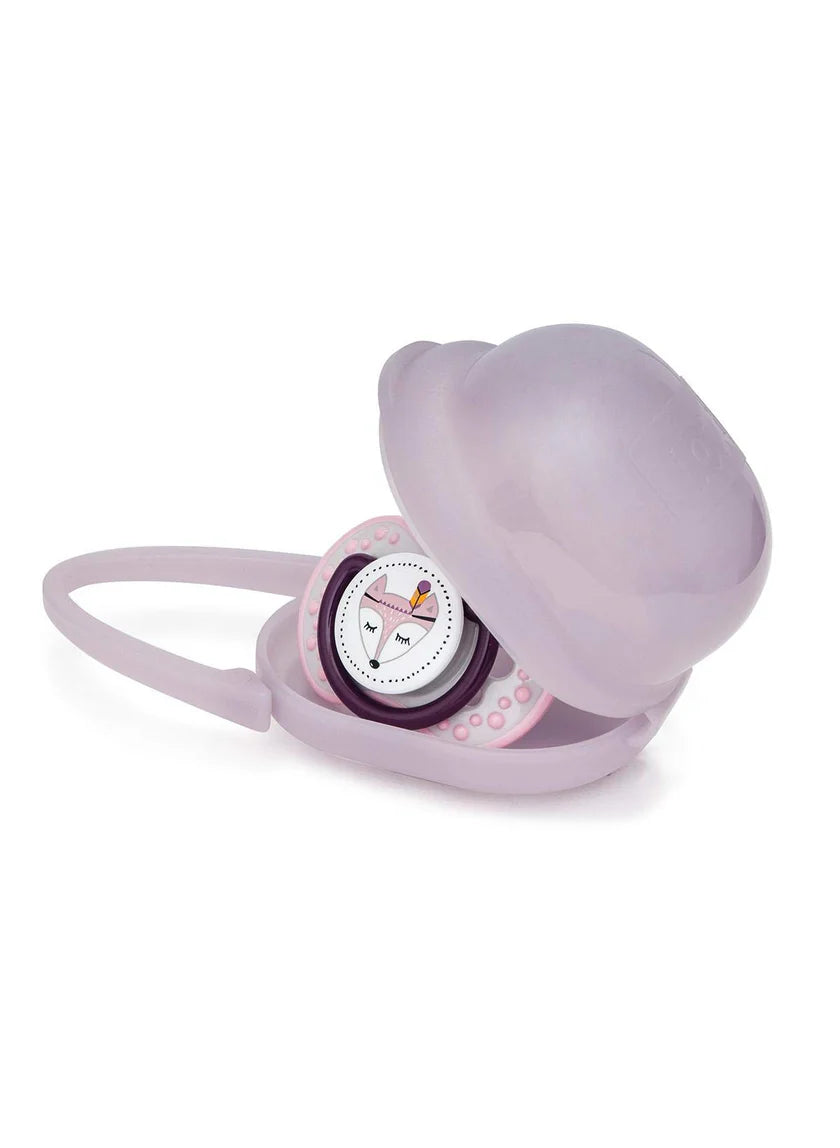 Lovi Baby Soother Container Rose 0M+