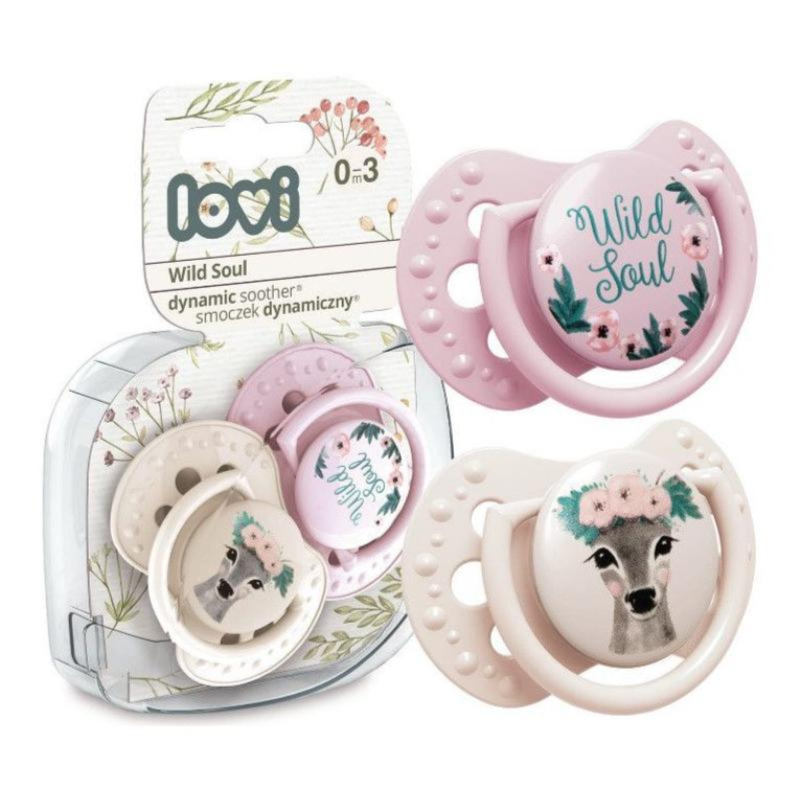 Lovi Baby Soother Wild Soul Girl 0-3M 2PCS