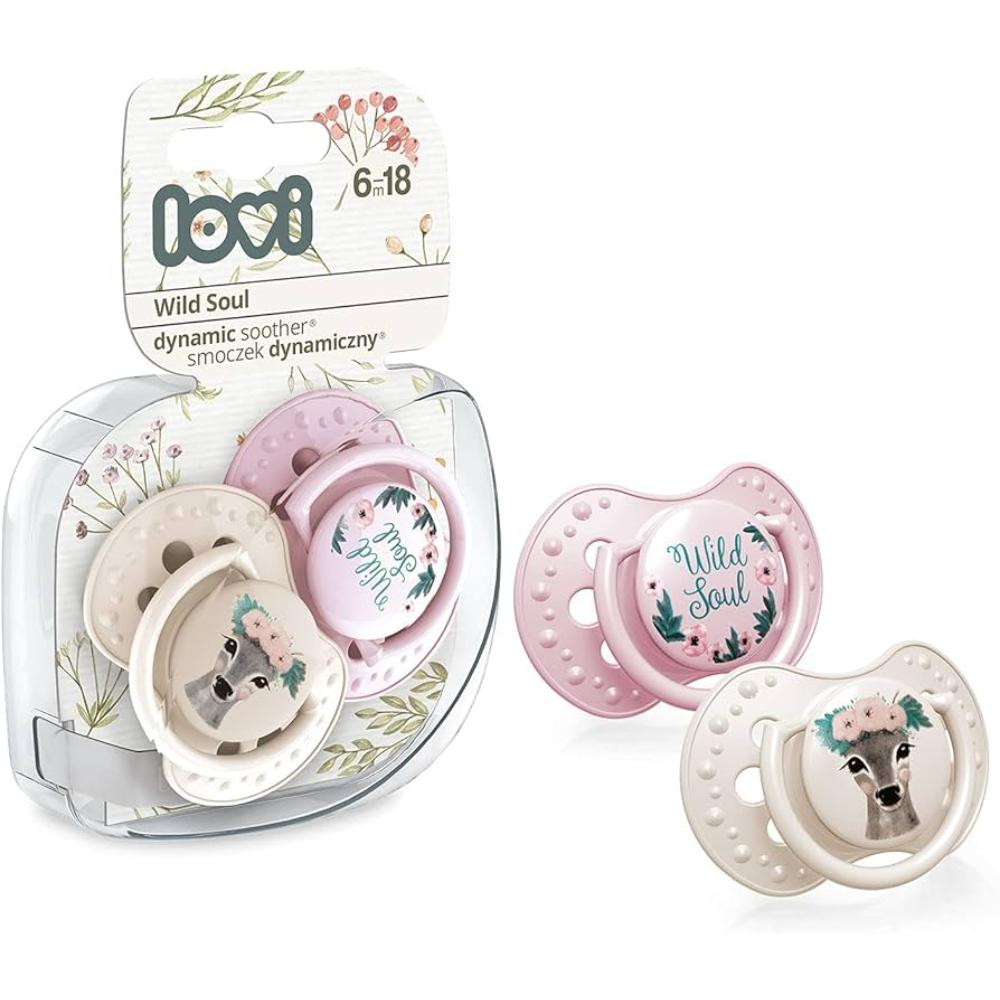 Lovi Baby Soother Wild Soul Girl 6-18M 2PCS