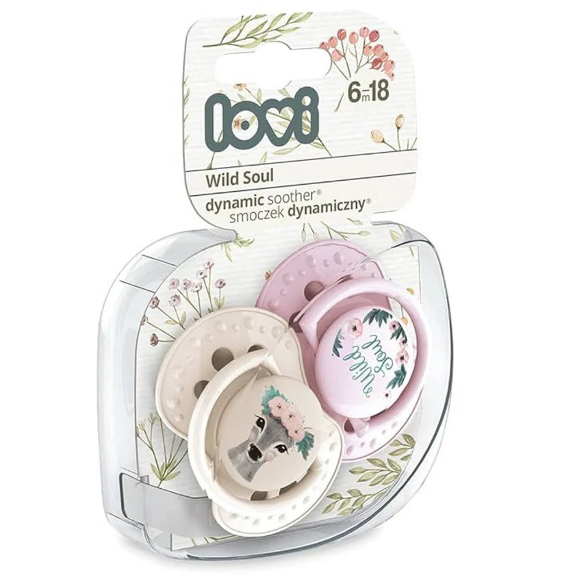 Lovi Baby Soother Wild Soul Girl 6-18M 2PCS