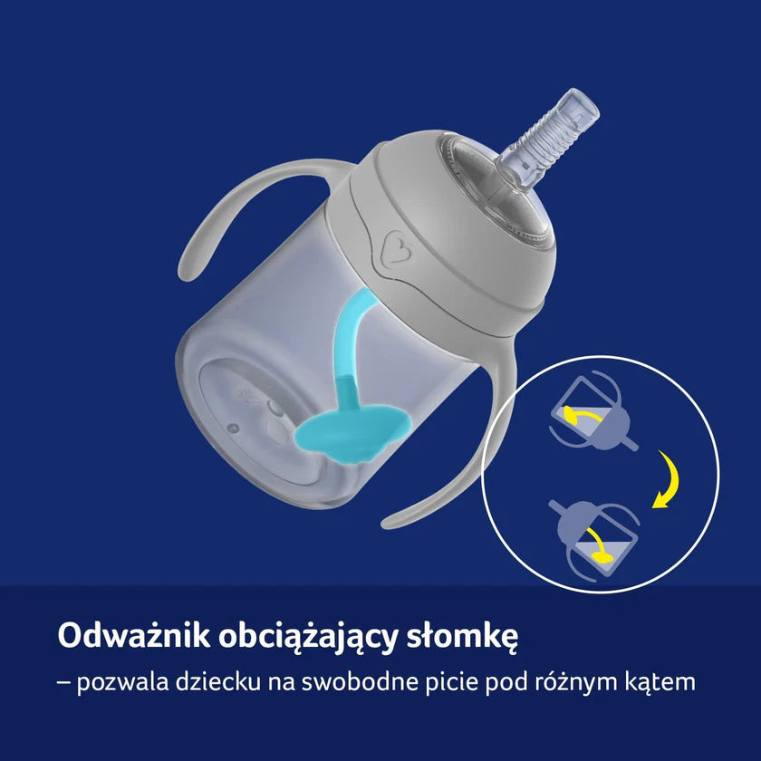 Lovi Baby Weighted Straw Cup 6M+ Harmony 150ML