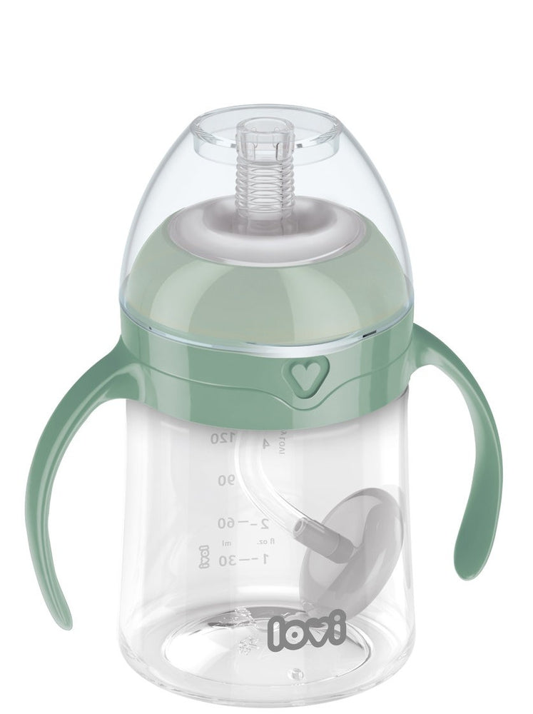 كوب لوفي بيبي ذو قشة مرجحة للأطفال من عمر 6 أشهر فما فوق، 150 مل