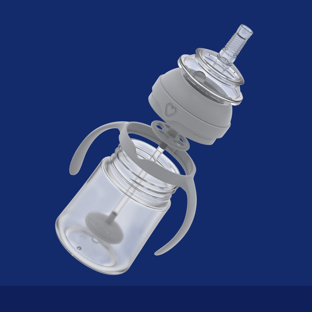 كوب لوفي بيبي ذو قشة مرجحة للأطفال من عمر 6 أشهر فما فوق، 150 مل