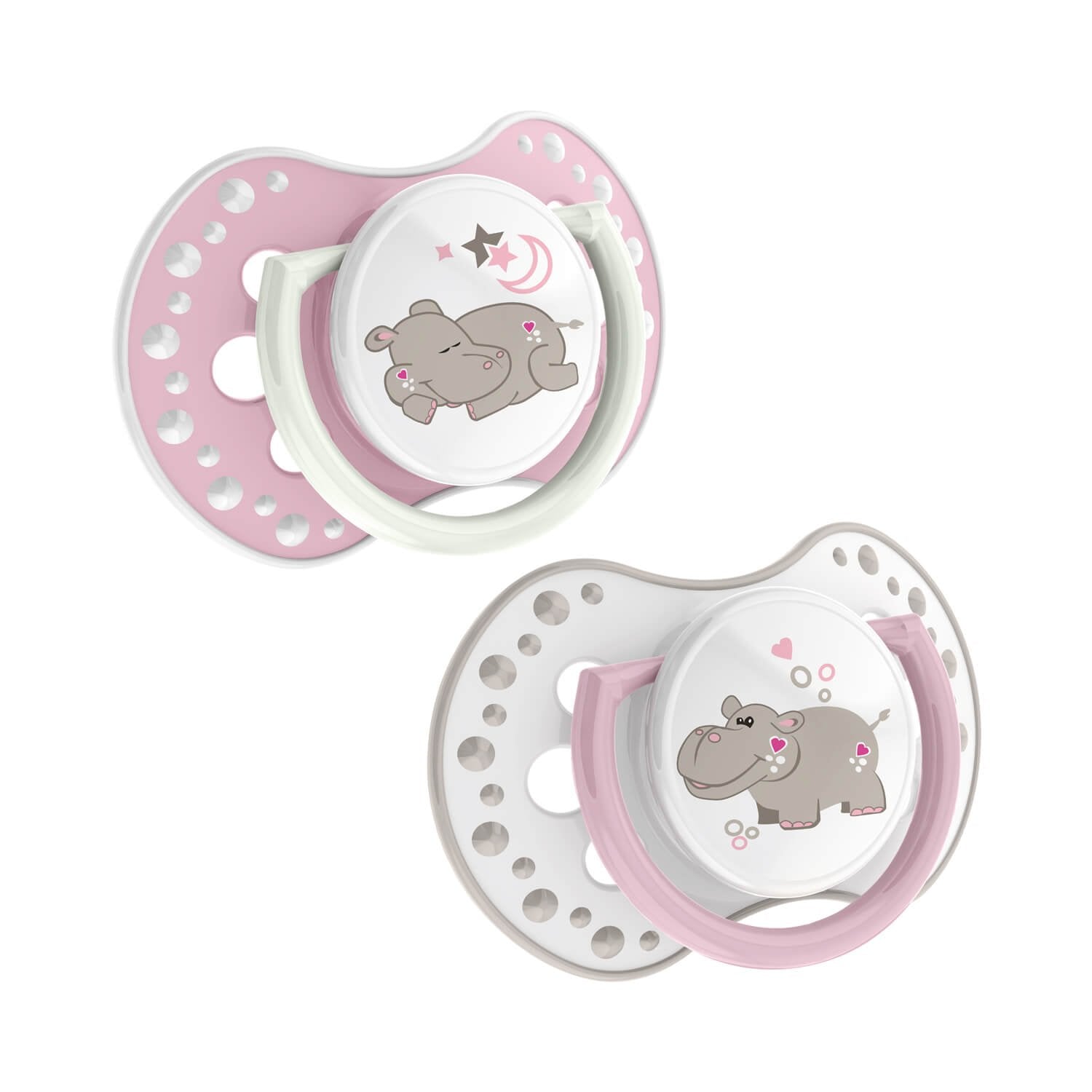 Lovi Baby Soother Night & Day Girl 0-3M 2PCS