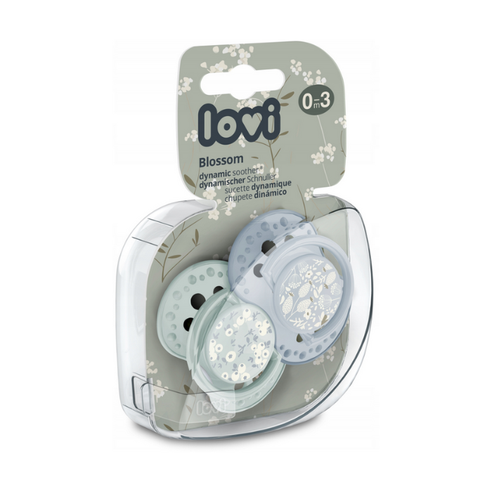 Lovi Baby Soother Blossom Boy 0-3M 2PCS