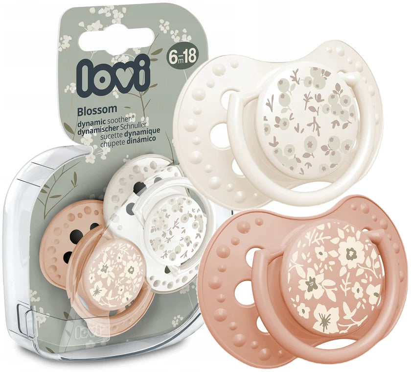 Lovi Baby Soother Blossom Girl 6-18M 2PCS