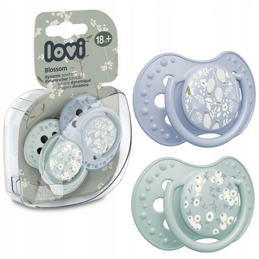 Lovi Baby Soother Blossom Boy 18M+ 2PCS