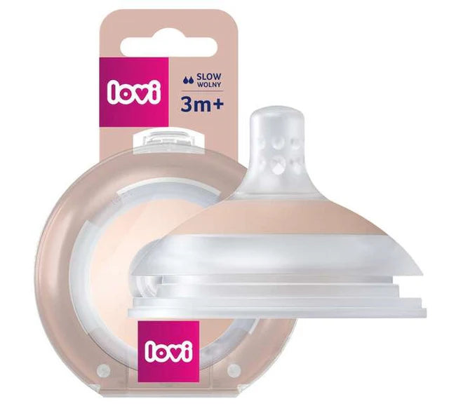 Lovi Baby Teat Mammafeel 3M+ Slow 1PC