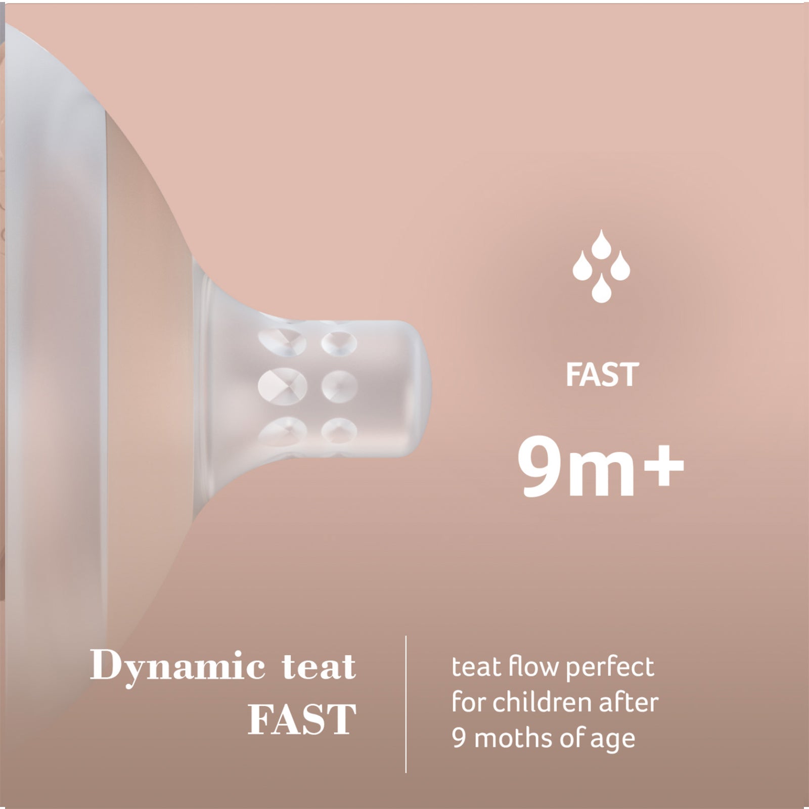 Lovi Baby Teat Mammafeel 9M+ Fast 1PC