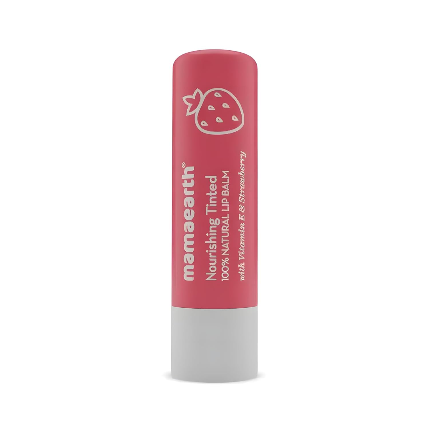 Mamaearth Nourishing Tinted 100% Natural Lip Balm Vitamin & Strawberry Regular