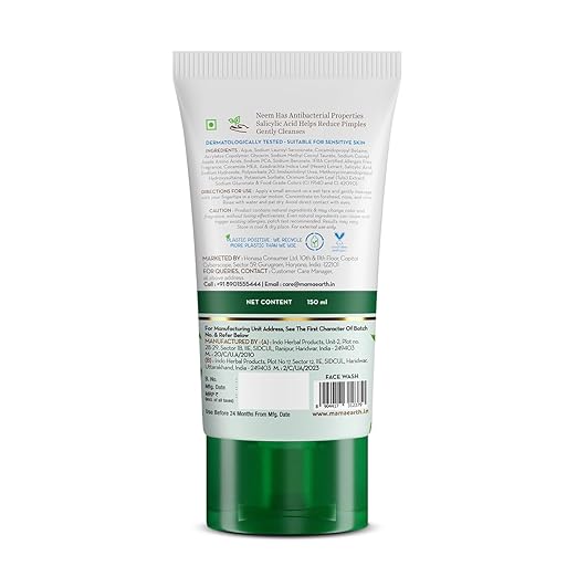 Mamaearth Neem Pimple Clear Face Wash 150ml