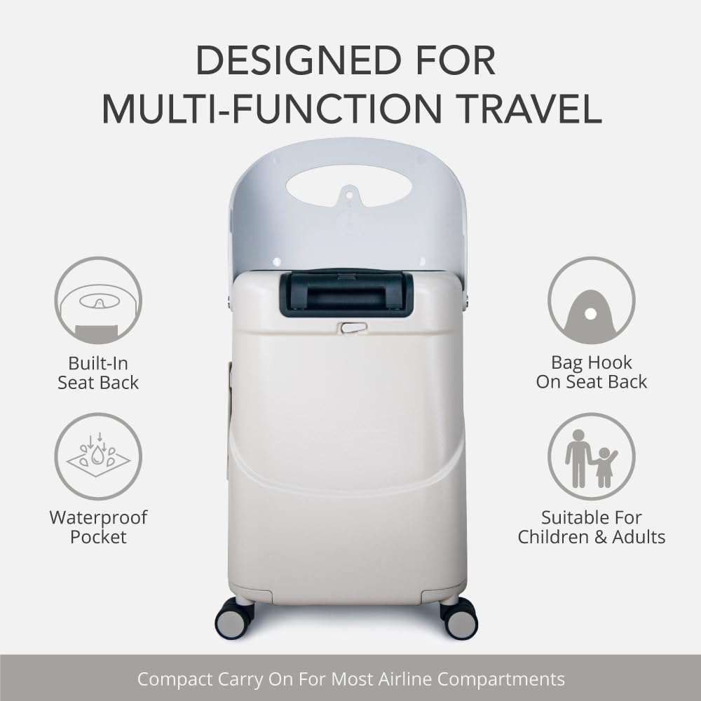 Miamily Carry On Luggage Mist Grey 18inch