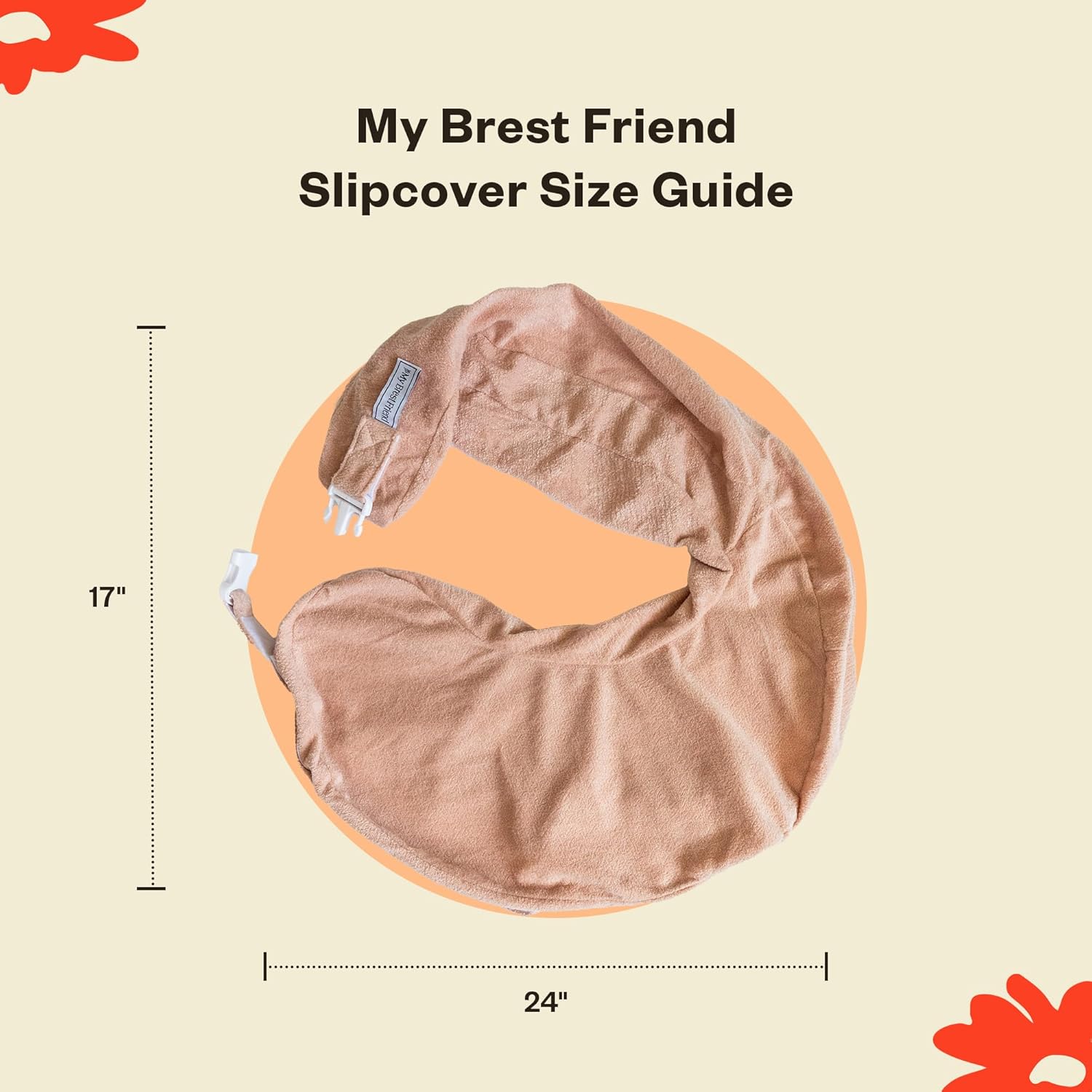 My Brest Friend Deluxe Pillow Soft Rose