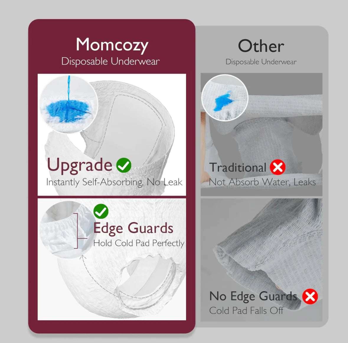 Momcozy disposable underwear 6pcs