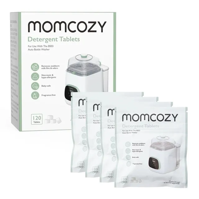 Momcozy Washing Block for Momcozy KleanPal Pro Baby Bottle Washer 120 Tablets