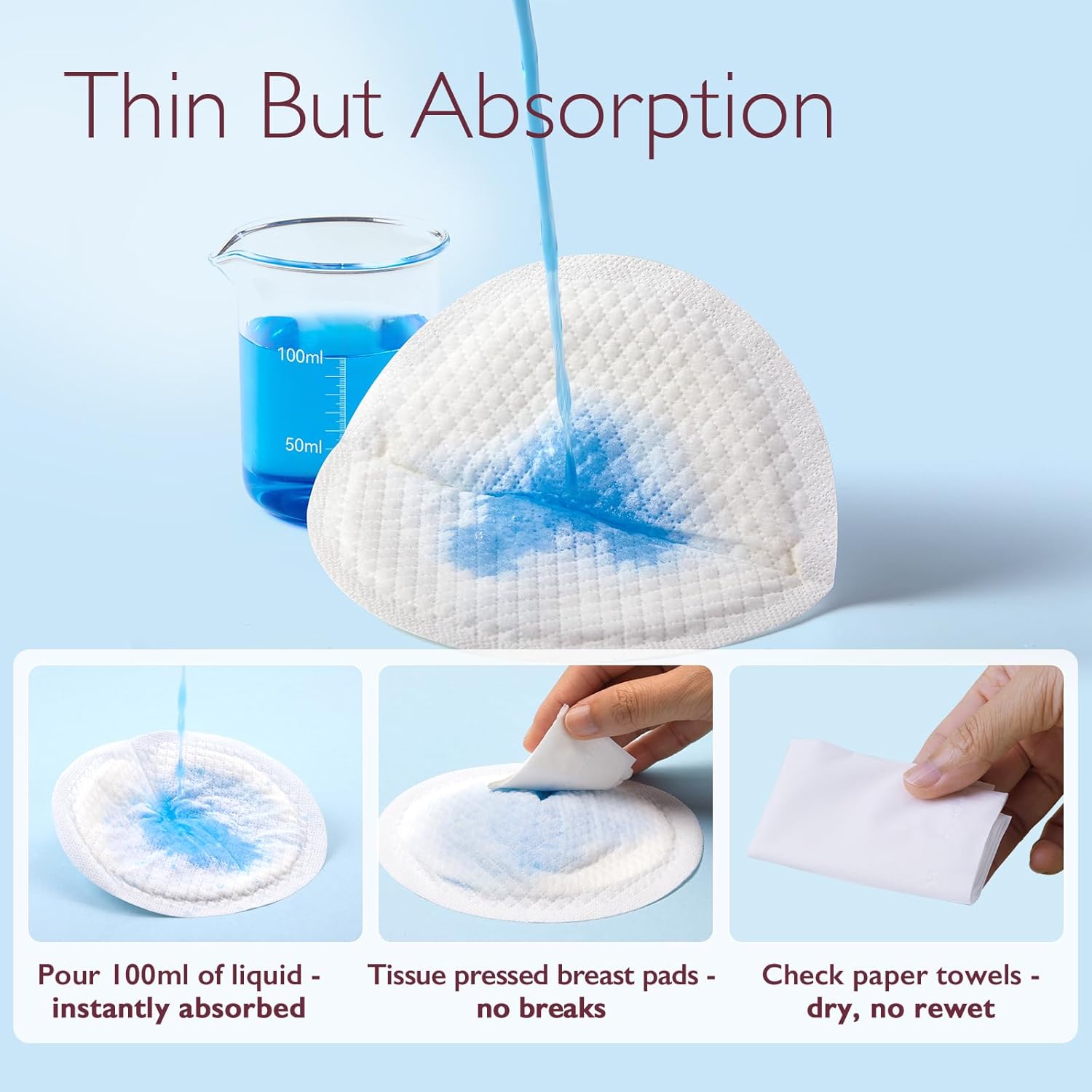 Momcozy Ultra Thin Disposable 60 Nursing Pads