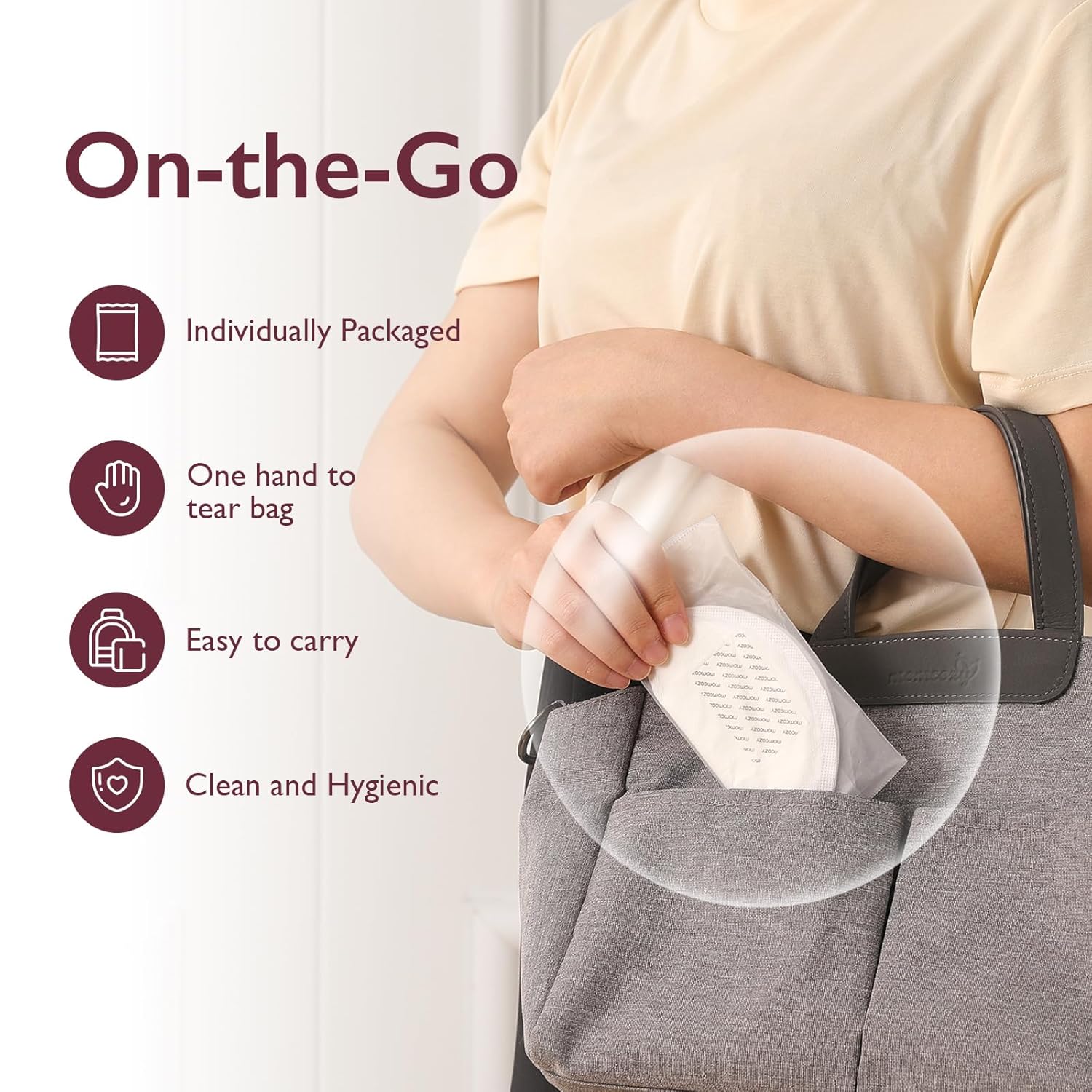 Momcozy Ultra Thin Disposable 60 Nursing Pads