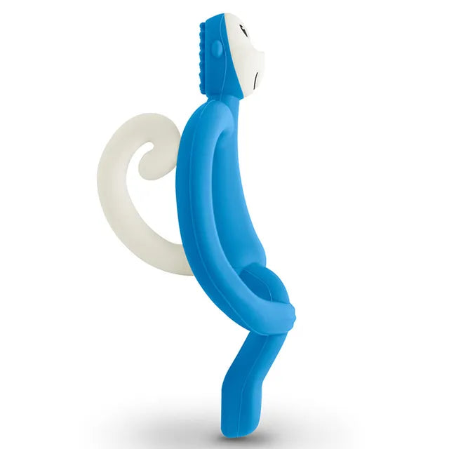 Matchstick Monkey Teething Toy Blue