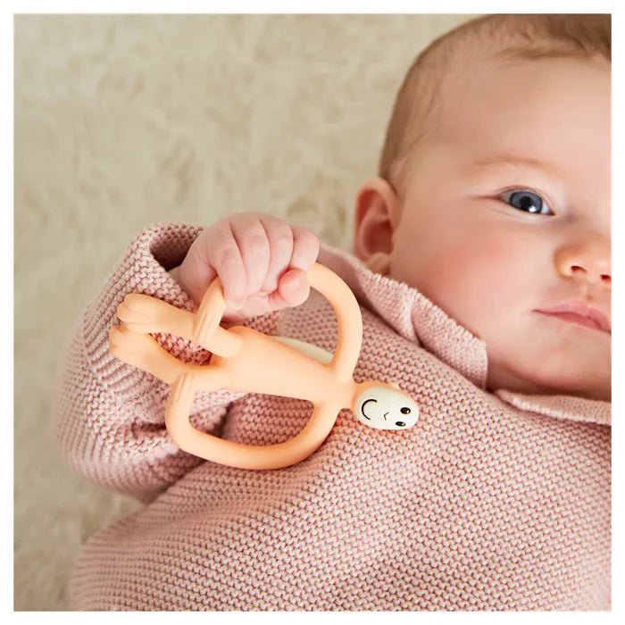 Matchstick Monkey Teething Toy Peach