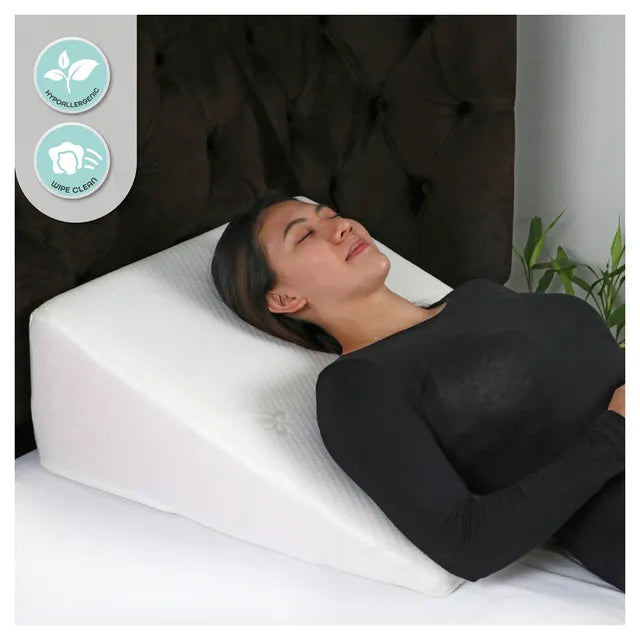Moon Wedge Pillow with Memory Foam For Acid Reflux