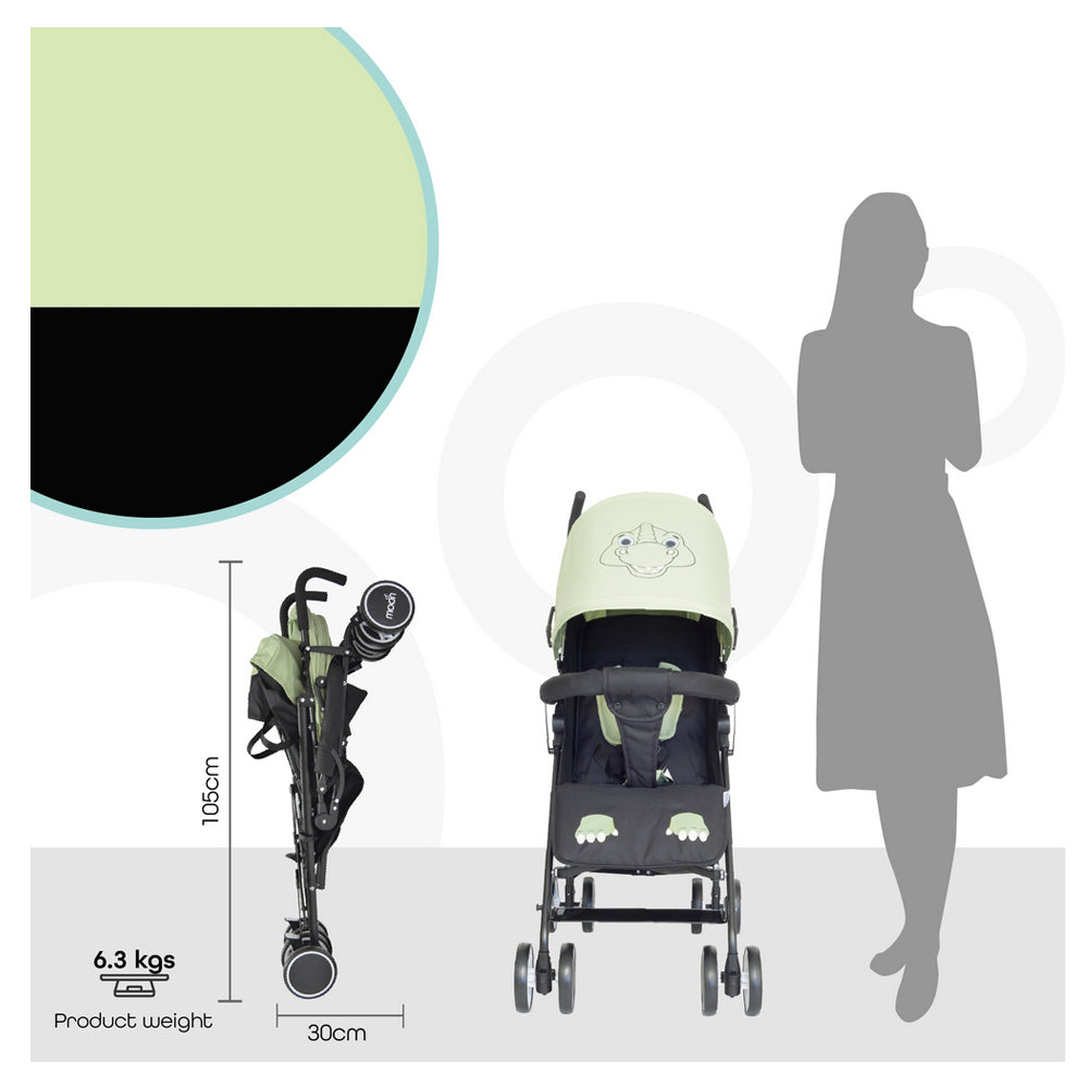 Moon Safari Ultra Light Weight Character Stroller Dino