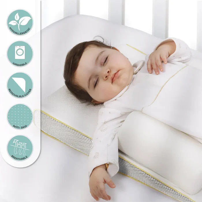 Moon Organic Breathable Sleep Positioner (White)