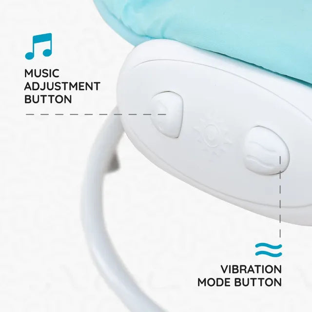 Moon Hopper Baby Bouncer Blue