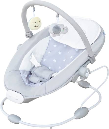 Moon Hopper Baby Bouncer  Grey Star