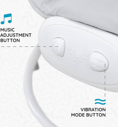 Moon Hopper Baby Bouncer  Grey Star