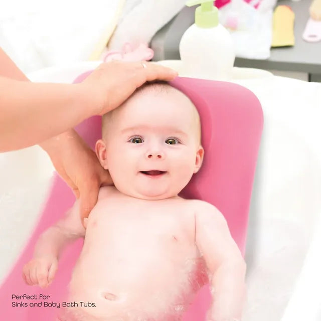 Moon Sponge Baby Bath Holder Pink