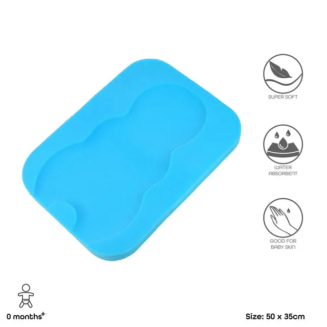Moon Sponge Baby Bath Holder Blue