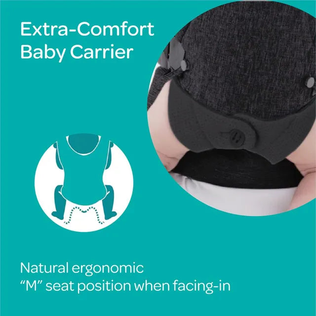 حاملة أطفال مون كاريجو 4 في 1، لون أسود