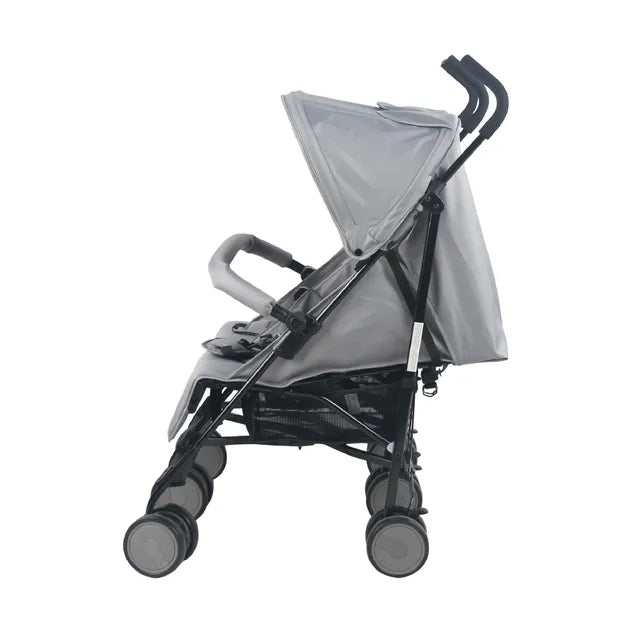 عربة أطفال مزدوجة من مون توينزي، لون رمادي