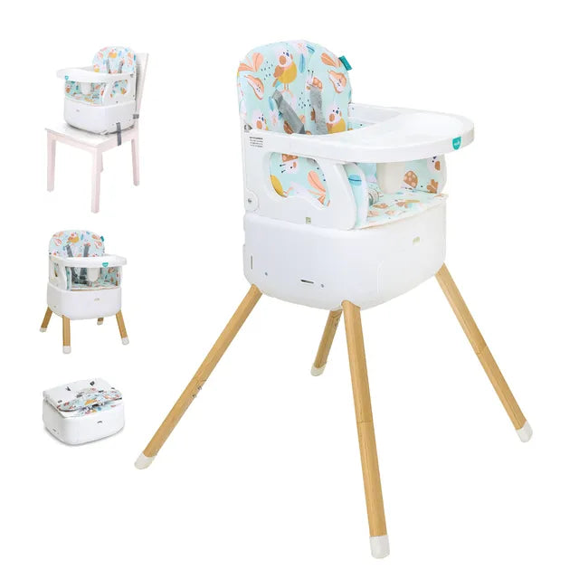 Moon Hiterite 4-In-1 Convertible Baby Highchair Green