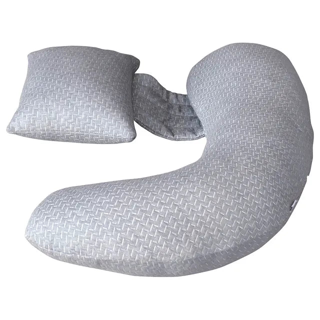 Moon Bamboo Multi Position Pregnancy Pillow Grey