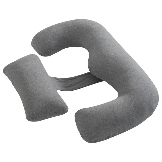 Moon Multi Position Maternity Pillow With Back Support Light Grey
