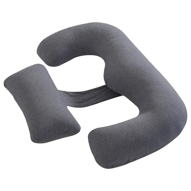 Moon Multi Position Maternity Pillow With Back Support Grey