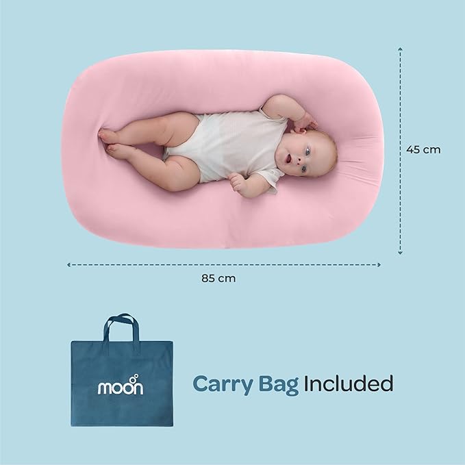 Moon Brand Lounger and Infant Floor Seat Pink