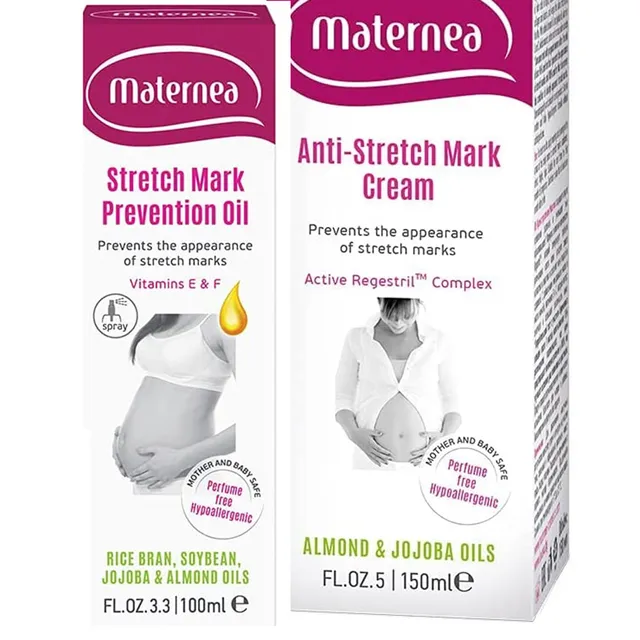 Maternea Anti Stretch Mark Body Cream 150Ml  Elasticity Oil 100Ml