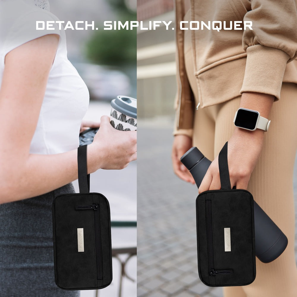 Neobreez Fyra Stroller Organizer Caddy with Insulated Cup Holder Black